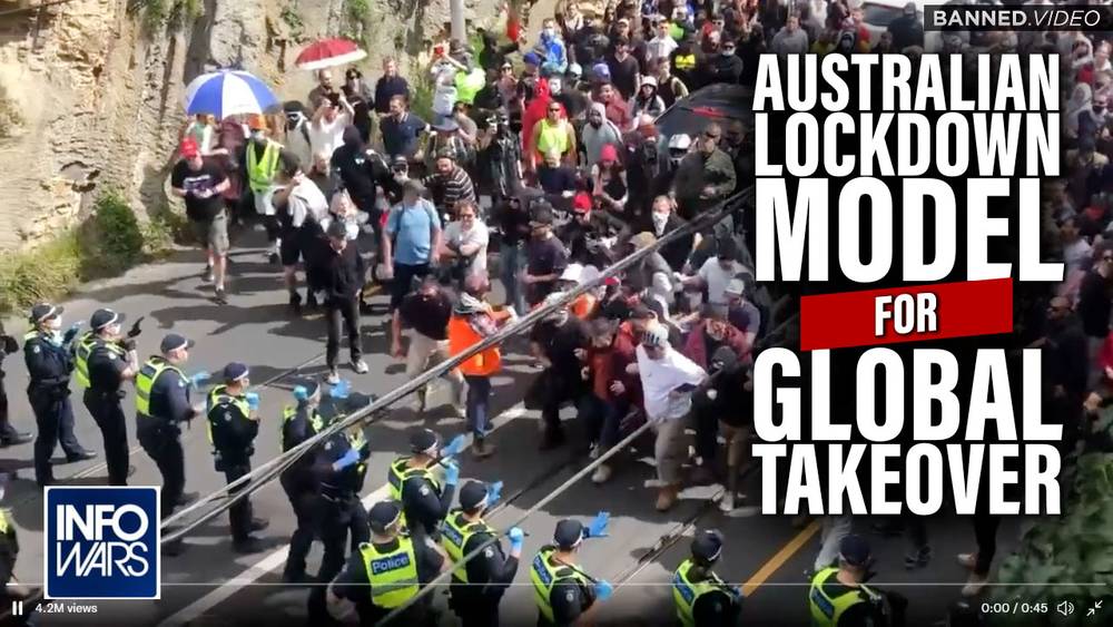 Australian Lockdown Tyranny Plan to Split Country Into 'Hunger Games Districts' Exposed as Model for Global Takeover