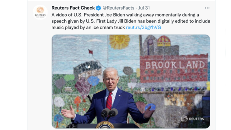 Reuters Just Fact Checked A Joe Biden Ice Cream Meme