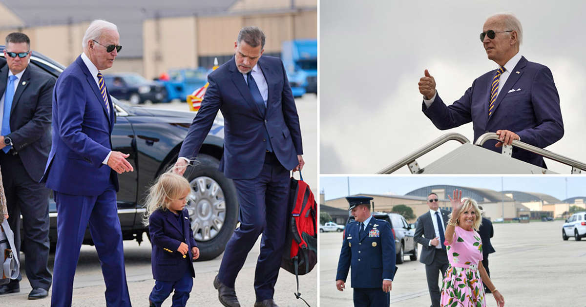 President Biden and family arrive in South Carolina's Kiawah Island for family vacation