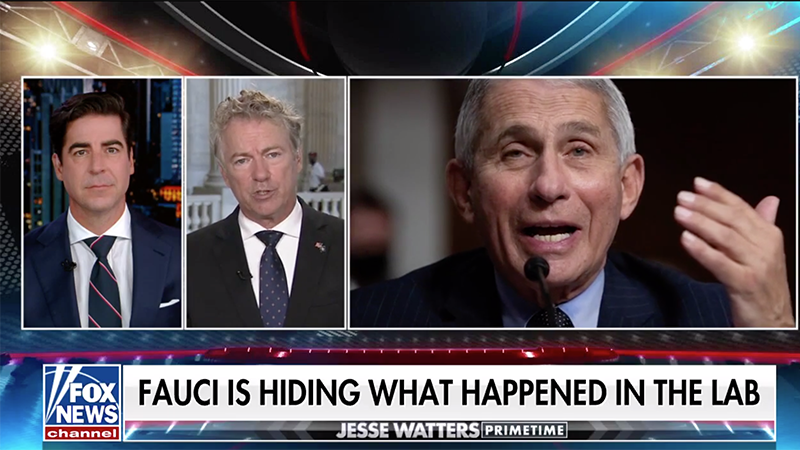 Rand Paul: Congress Is Not Allowed To Know About TOP SECRET Gain Of Function Research Committee