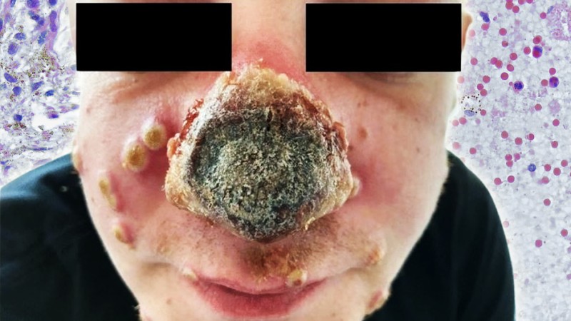 Man’s Nose Rots Due to Monkeypox