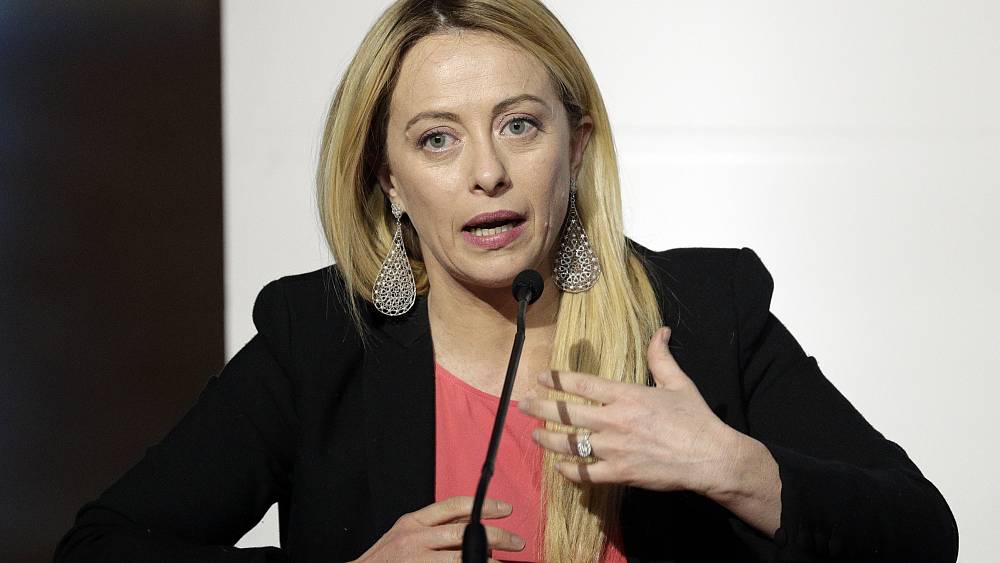 Giorgia Meloni: Far-right leader criticised for posting video of woman's rape | Euronews