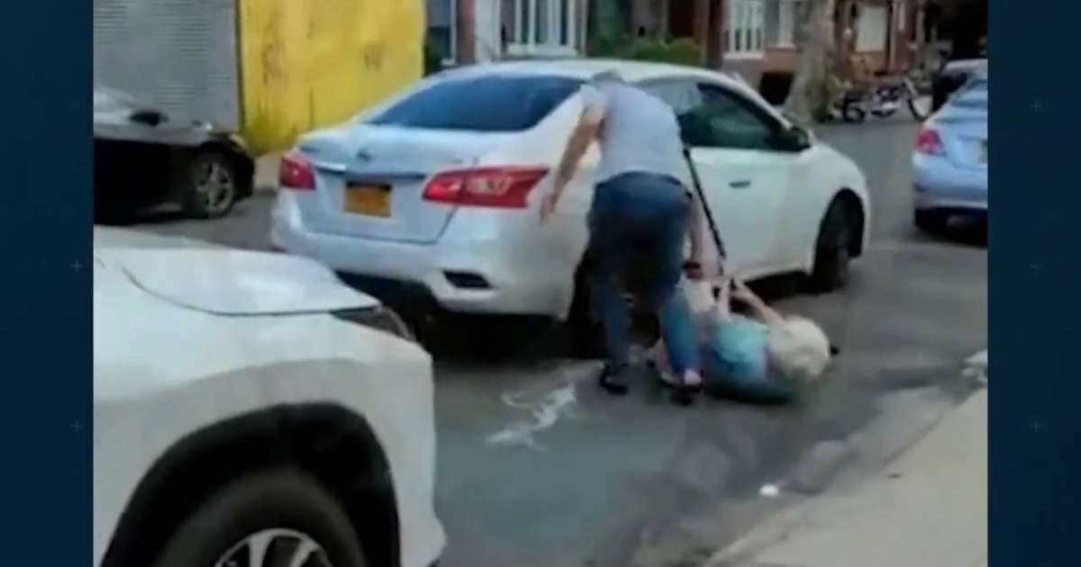 Elderly woman dragged out of car after disagreement with driver