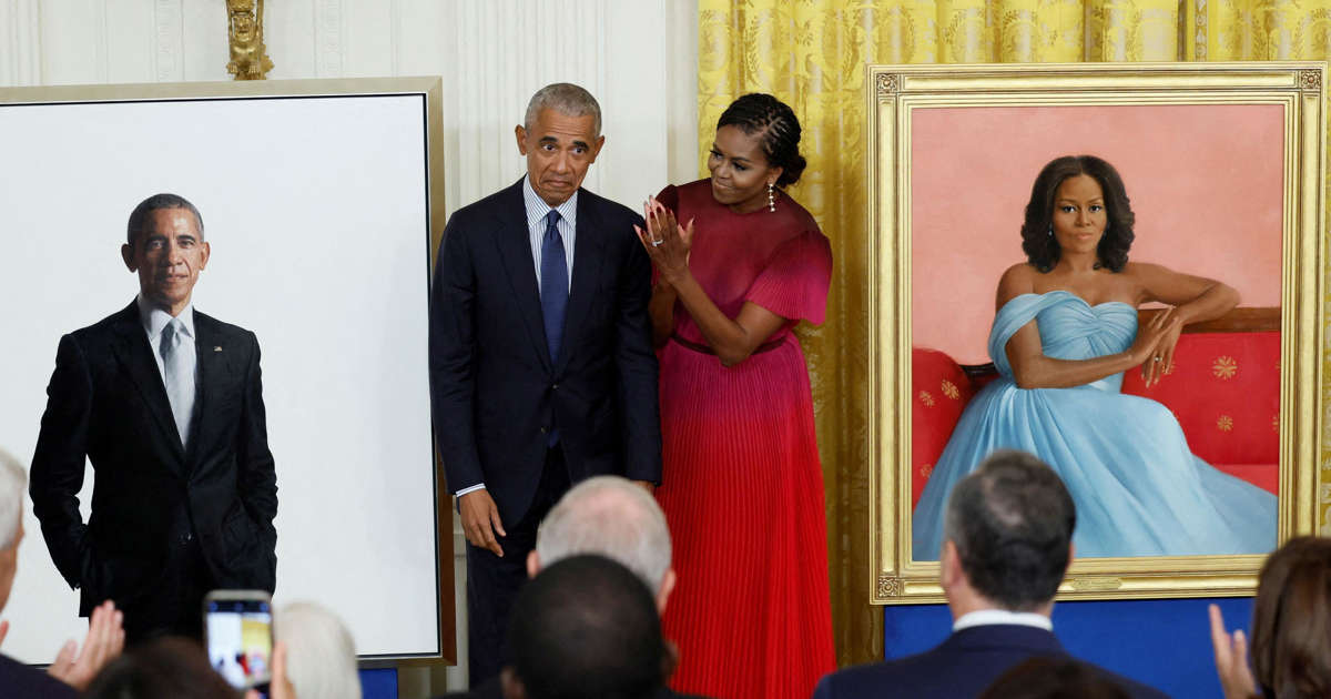 ‘Telling that fuller story’: Michelle and Barack on their White House portraits