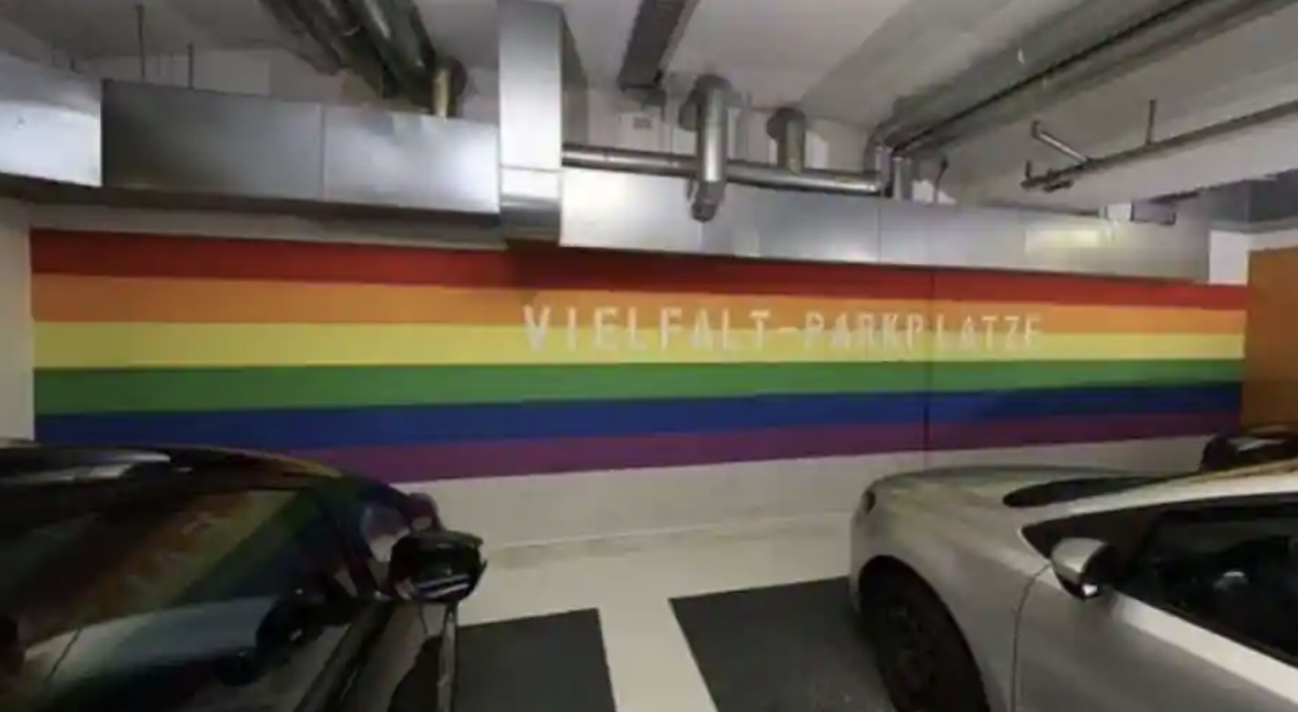 German car park introduces 'diversity spaces' for LGBT and migrant drivers