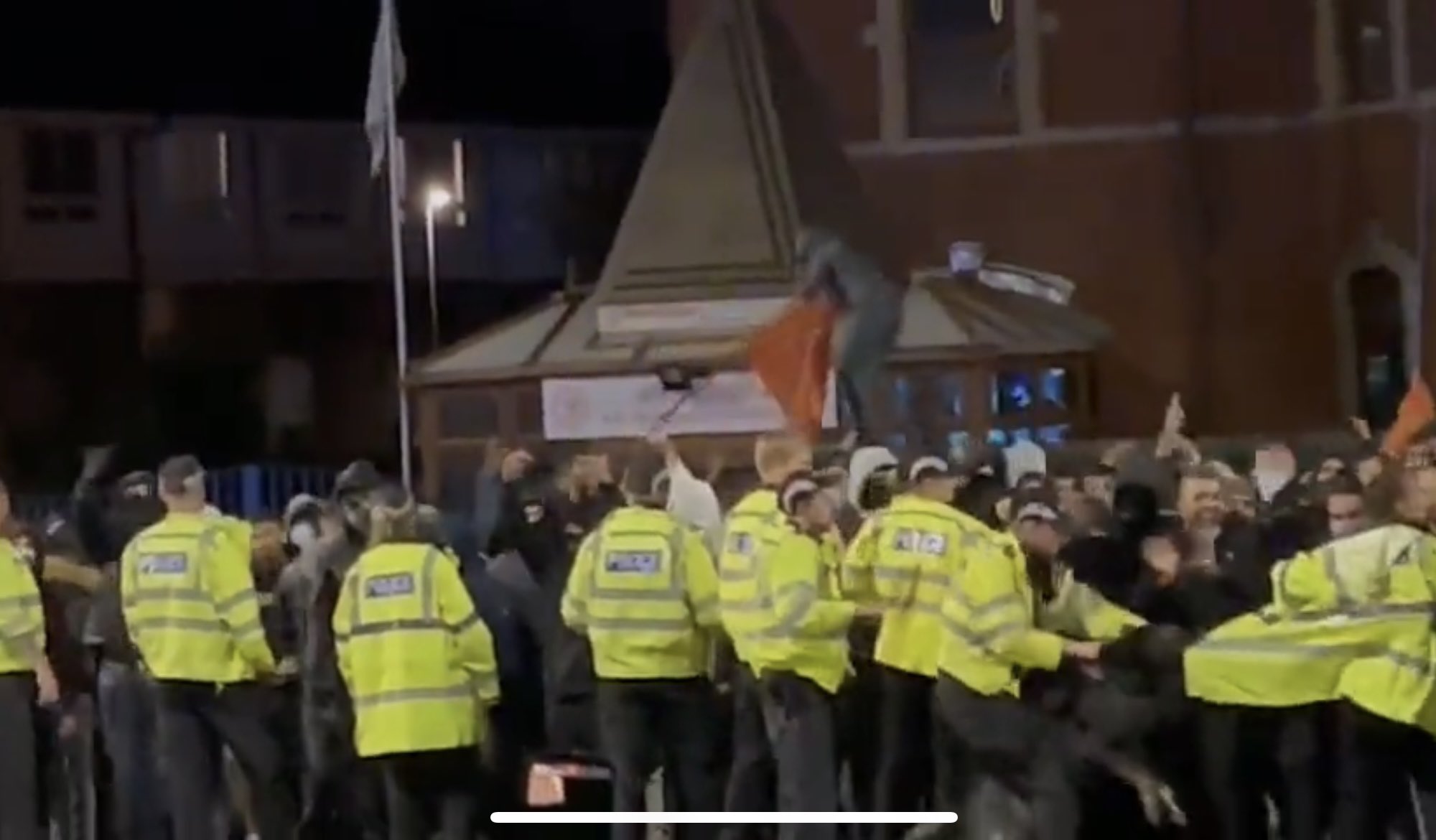 Dozens arrested in Leicester and 16 police officers injured as religious tensions reach boiling point