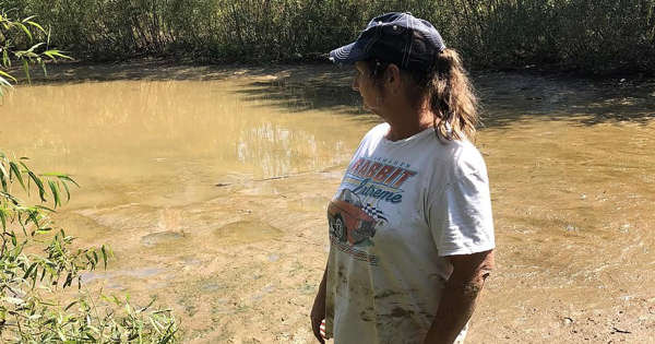 Missouri mother finds murdered son's body after draining pond herself