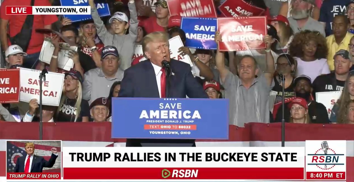 EXCLUSIVE: Key Excerpts from President Trump’s Speech in Youngstown, Ohio – “The Economy is Crashing, Your 401ks Are Collapsing...Left-Wing Sickos Are Pumping Toxic Anti-American Propaganda into the Minds of Our Youth”
