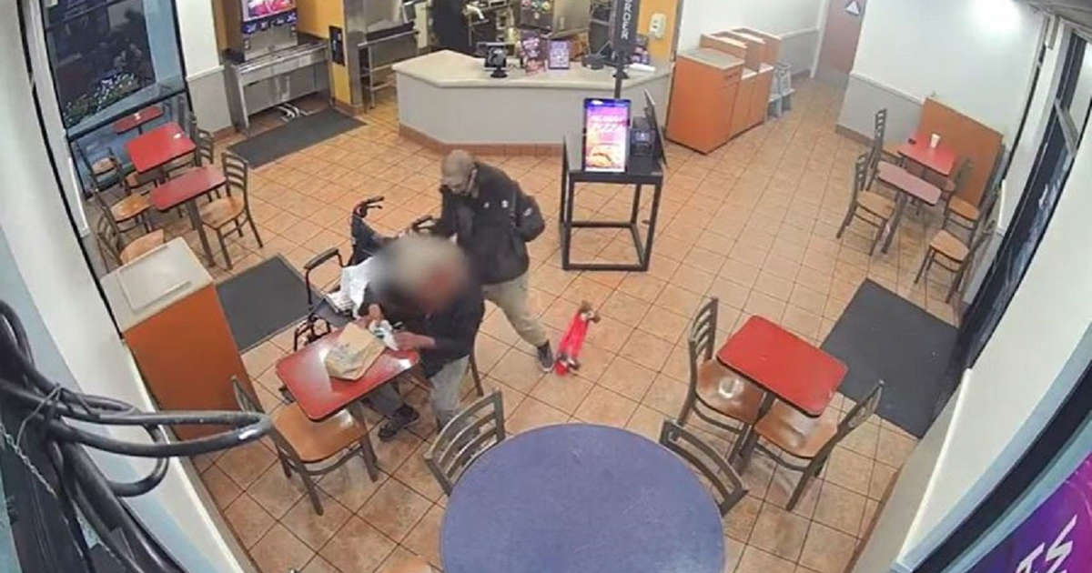 Los Angeles Taco Bell stabbing of 82-year-old man in wheelchair caught on video