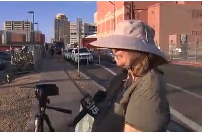 WATCH: LIBERAL HACK REPORTER Harasses Patriotic Americans Observing and Recording Potential Fraud at Arizona Drop Boxes