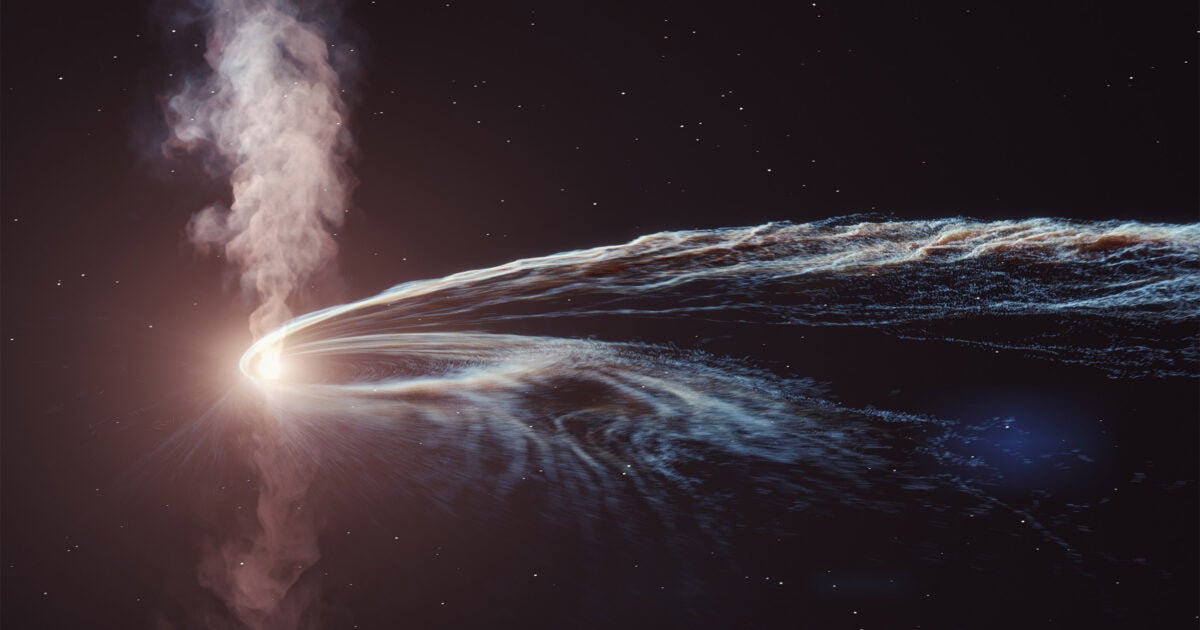 Black hole burps up shredded star years after consuming it – Harvard Gazette