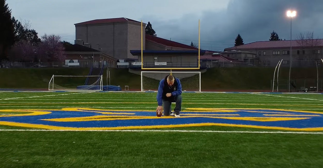 After Court Loss, School District Rehires Football Coach Fired for Praying