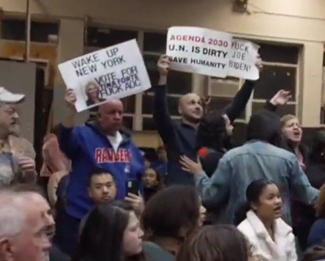 AOC Melts Down At Town Hall in Queens After New Yorkers Chant 