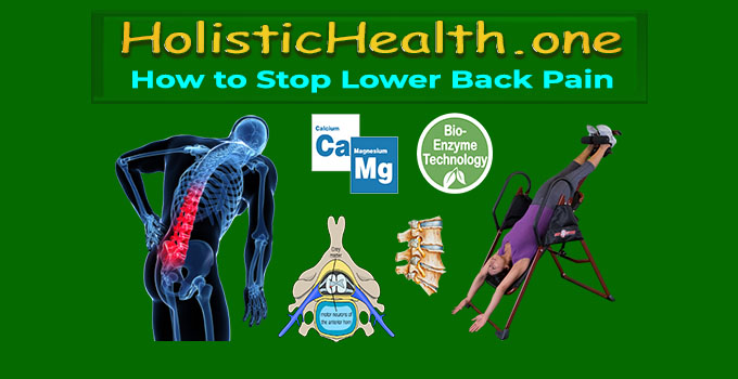 How to Stop Lower Back Pain Naturally - #1 Best Pain Relief