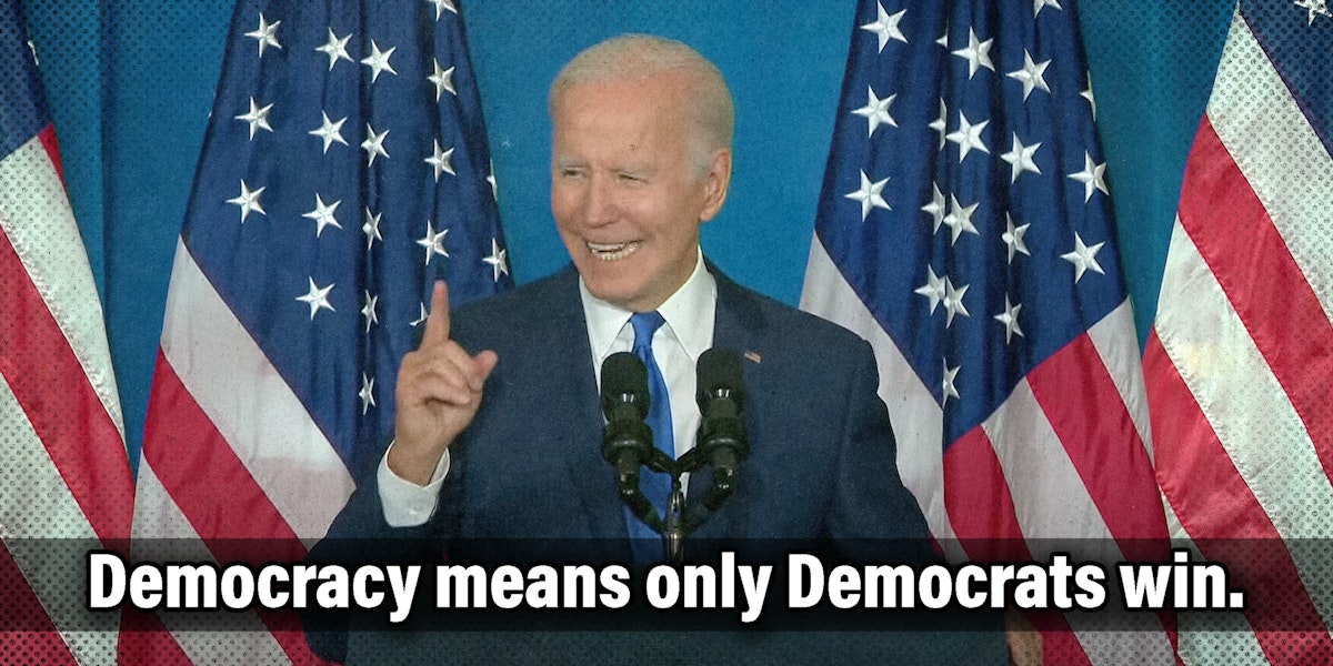 Nate Jackson: Biden Says 'Democracy Is at Risk' Under Biden | The Patriot Post