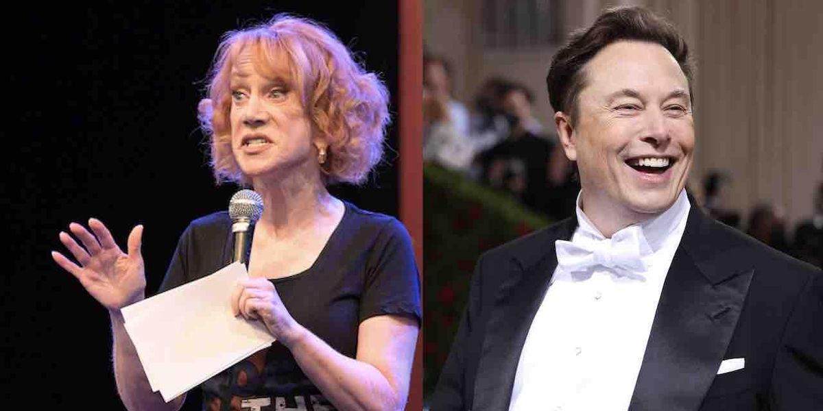 Kathy Griffin uses her dead mother's Twitter account to resume war with Elon Musk after getting suspended from platform for impersonating him - TheBlaze