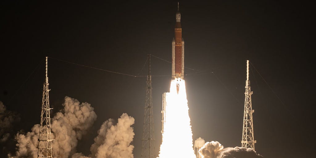 History made: NASA's moon rocket roars to life launching on Artemis 1 test flight