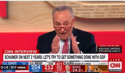 Uniparty in Action: Schumer to Meet with Mitch McConnell to Push for Ditching 