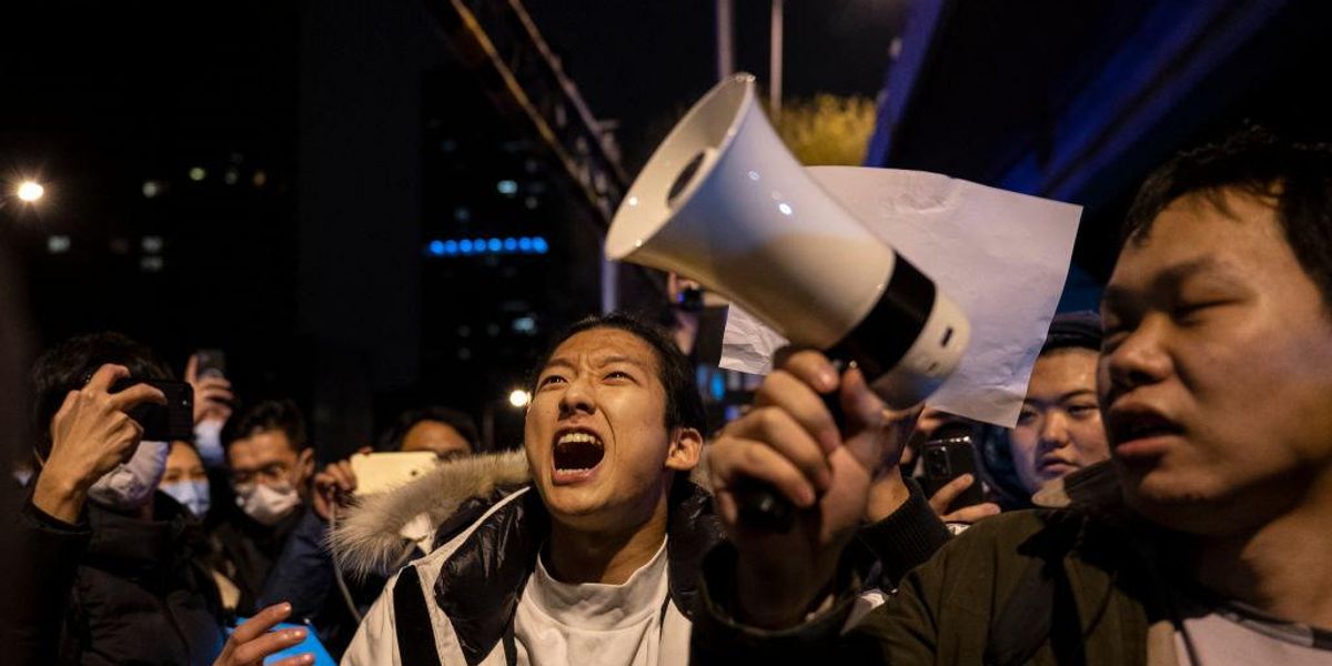 Chinese rise up against communist regime's COVID tyranny in biggest mainland protests since Tiananmen Square massacre - TheBlaze