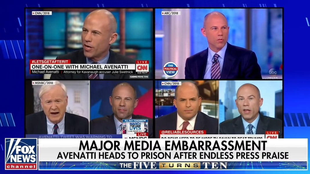 BREAKING: Democrat Darling and Conman Michael Avenatti Gets 14 Years in Prison for Embezzling Millions