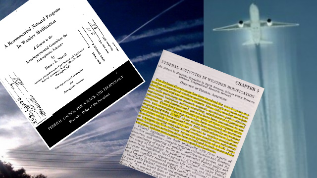 Documents Show US Government Involved in Chemtrails & Weather Modification Since The 1940s & Covertly Coordinate With 