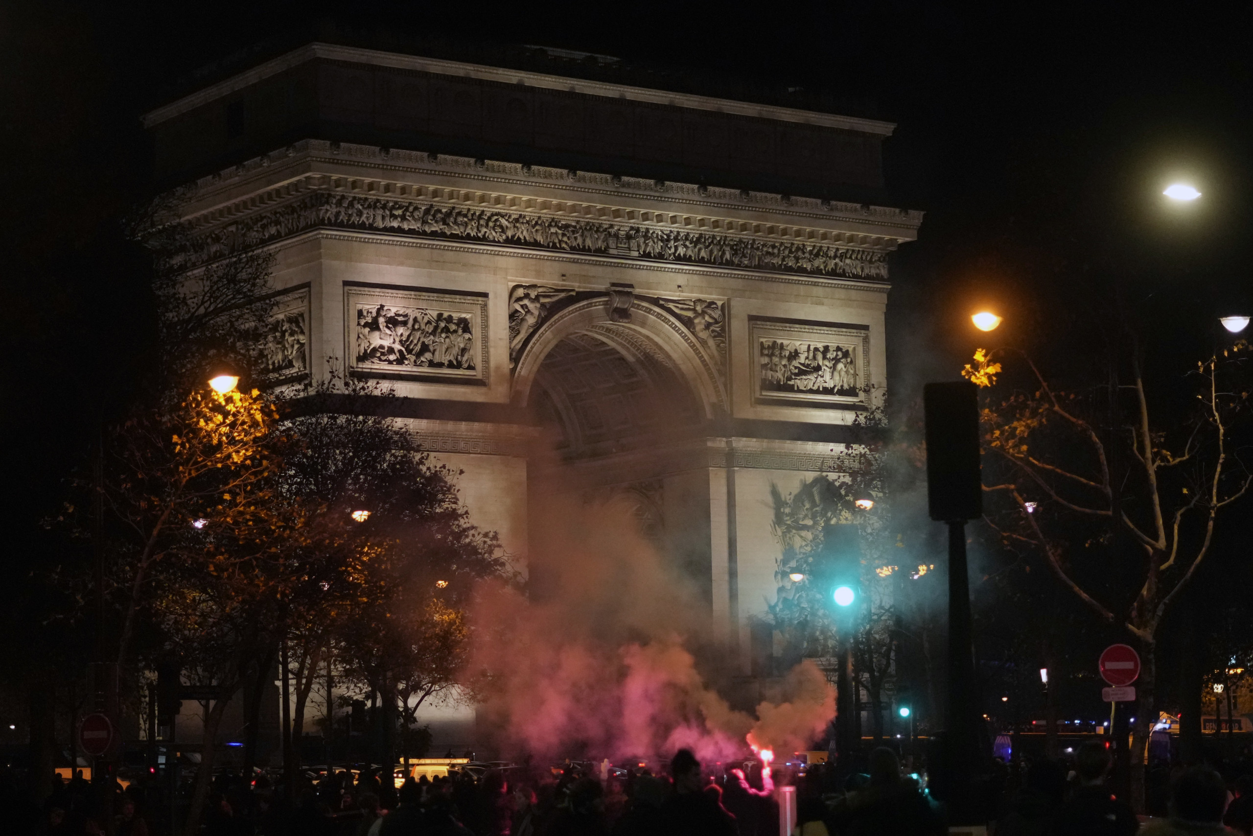 Boy dies after being hit by fleeing car as chaos ensues across France following Morocco's World Cup semi-final defeat