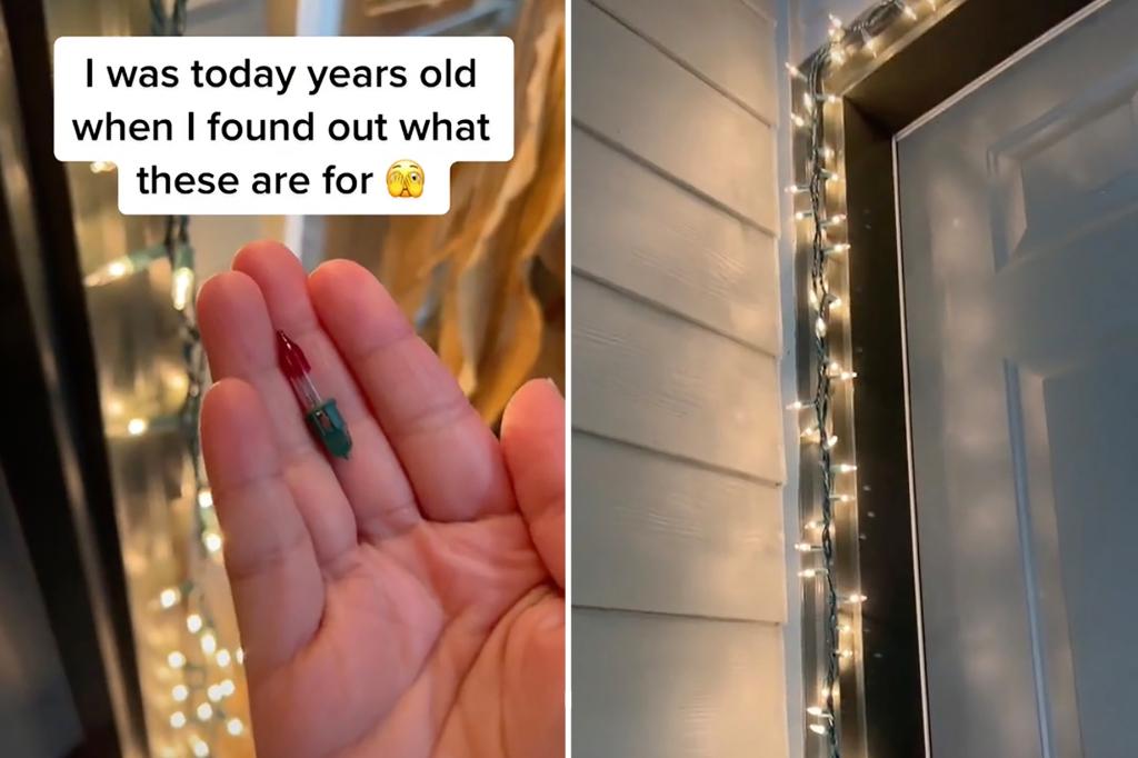 What the red bulb on holiday lights is actually meant for