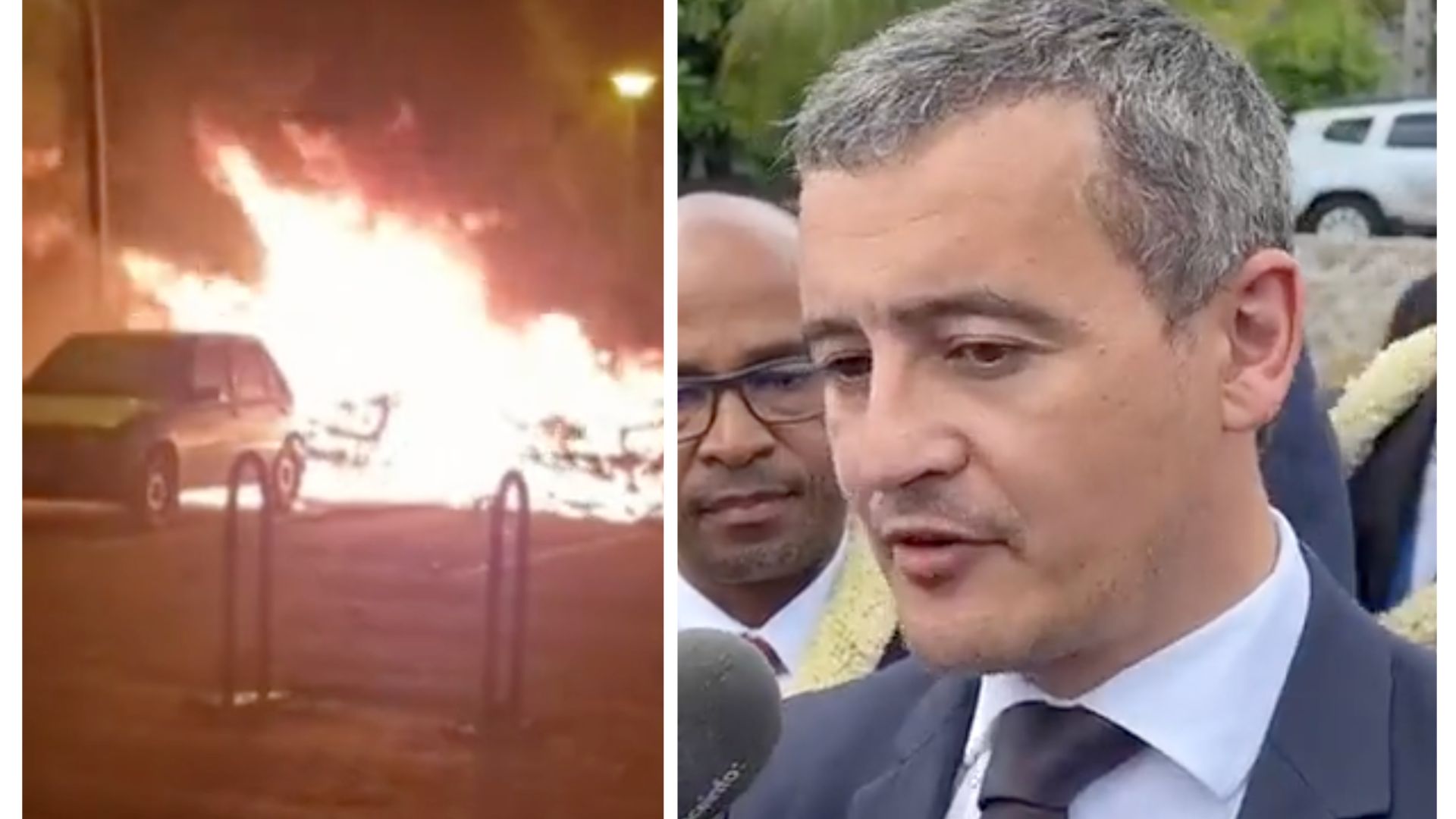 French interior minister mocked after saying 'only' 690 cars torched on New Year's Eve