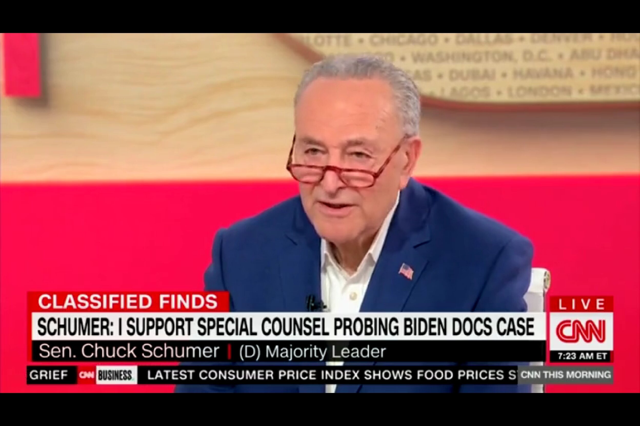 Chuck Schumer LOSES IT On CNN After Being Pressed On Biden's Classified Documents Scandal (VIDEO)