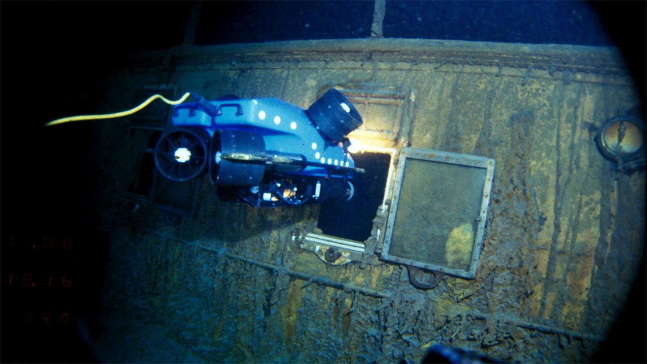 Never-before-seen footage of the Titanic nearly 12,500 feet below the ocean released | Fox News