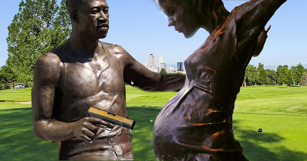Biden to replace all statues of white people with statues of George Floyd robbing pregnant woman • Genesius Times