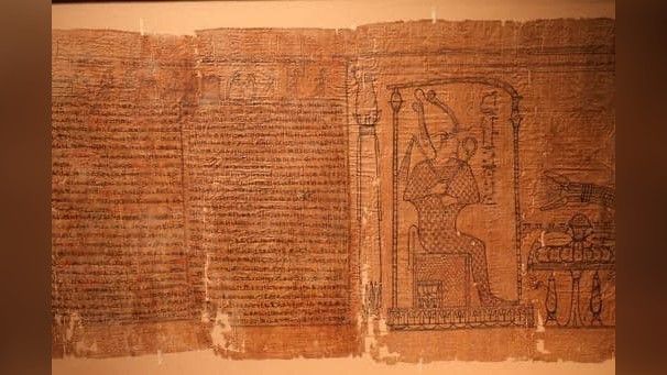 See photos of stunningly preserved 52-foot-long Book of the Dead papyrus from ancient Egypt | Live Science