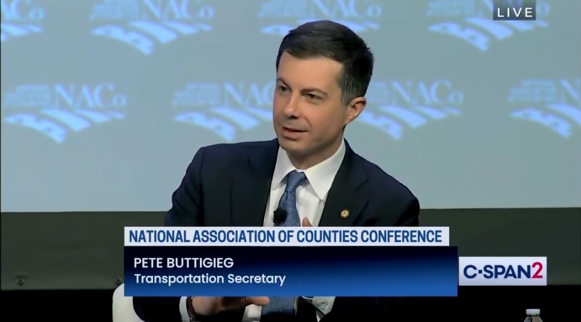 Pete Buttigieg Doesn't Mention Ohio Derailment at Conference, But Finds Time to Say There Are Too Many White People Who Work in Construction (VIDEO)