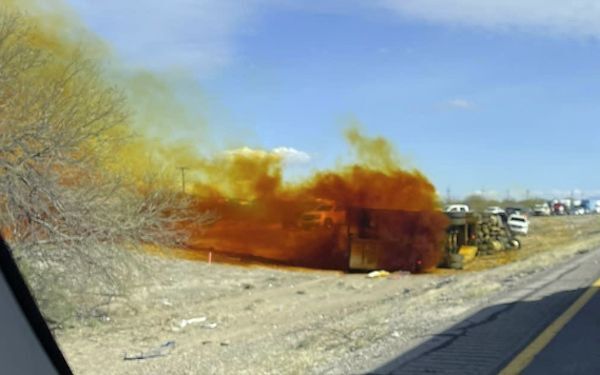 Evacuations Underway After Semi With Hazardous Materials Tips Over in Tucson, AZ - Final Telegraph
