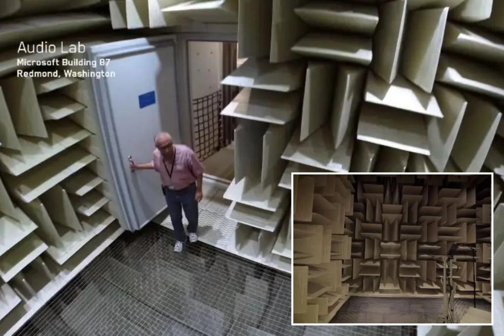 Inside the world's quietest room at Microsoft's headquarters