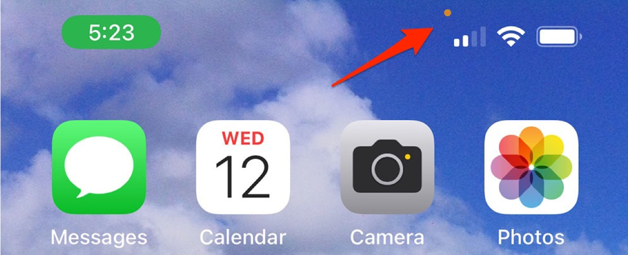 Why a green and orange dot on your phone can indicate someone listening and watching | Fox News