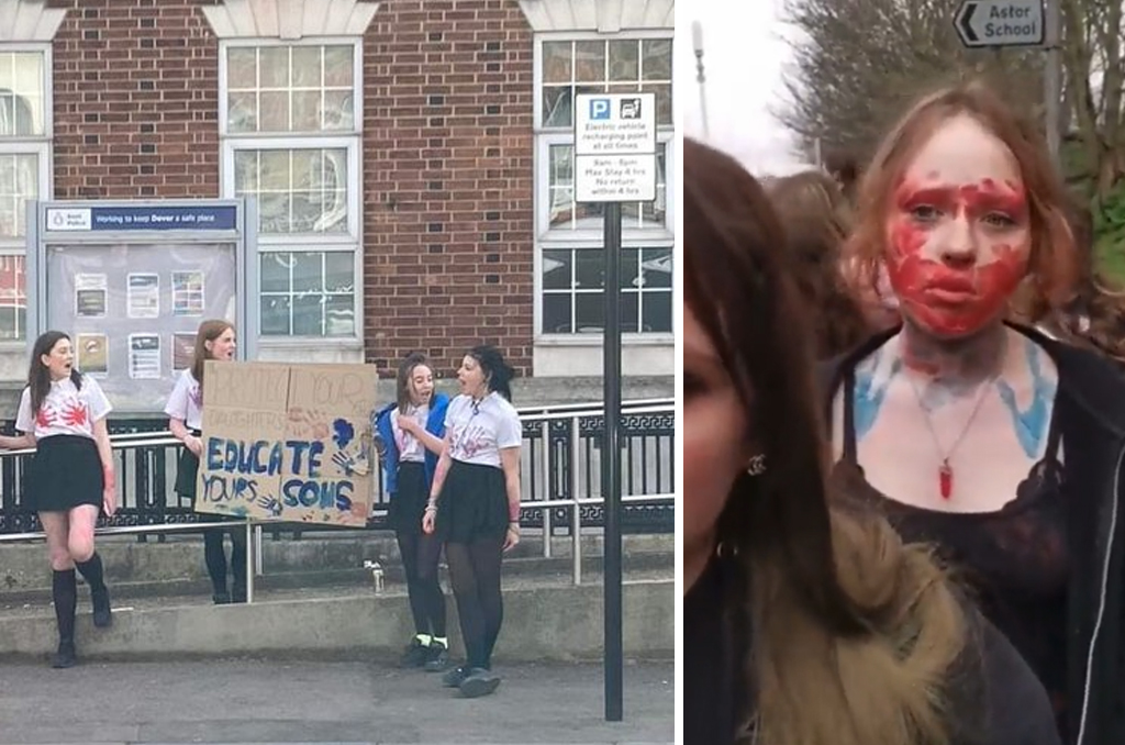 UK schoolgirls protest at school gates after 4 Afghan asylum seekers cleared of unproven rape return to class
