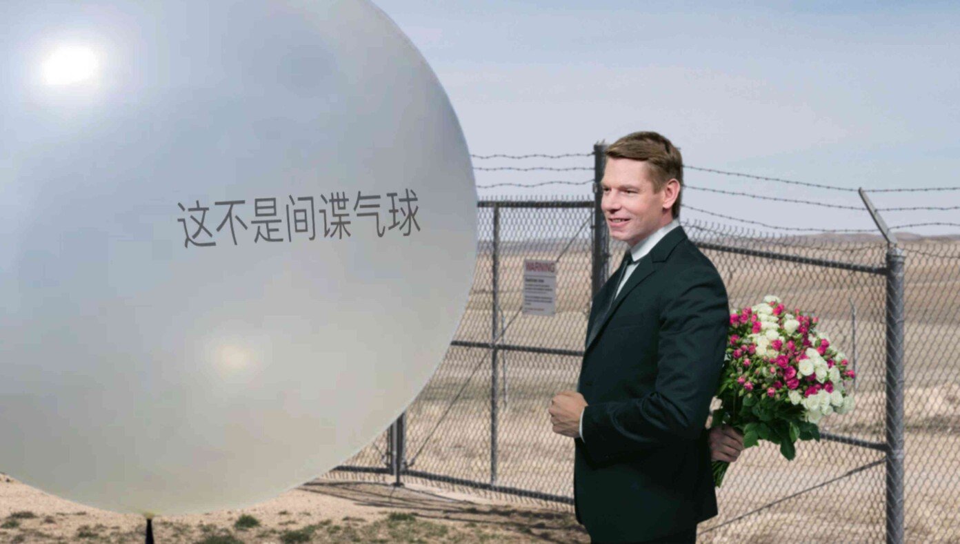 'Why, Hello There Beautiful!' Says Eric Swalwell Suavely Approaching Sexy Chinese Spy Balloon | Babylon Bee