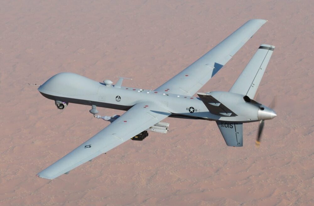Breaking: Russian SU-27s Attacked U.S. Reaper Drone Over Black Sea: Dumped Fuel on Drone, Then Forced Crash After Colliding, Breaking Drone's Propeller | The Gateway Pundit
