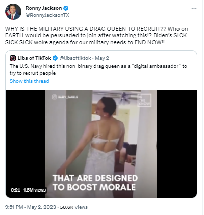 YubNub News        | ‘I Can’t Believe I Fought For This Bullsh-t’: Navy SEAL Who Killed Bin Laden Blasts Pentagon For Drag Queen Gimmick