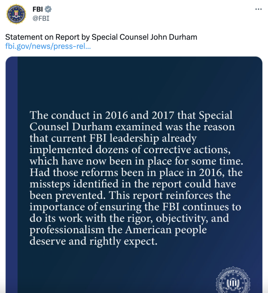 YubNub News        | The Explosive Durham Report Proves Republicans Can’t Afford To Cower In The Fight Against Government Weaponization