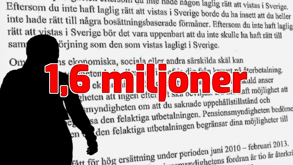 Illegal invandrare lurade till sig 1,6 miljoner – krävs på återbetalning » Samnytt
