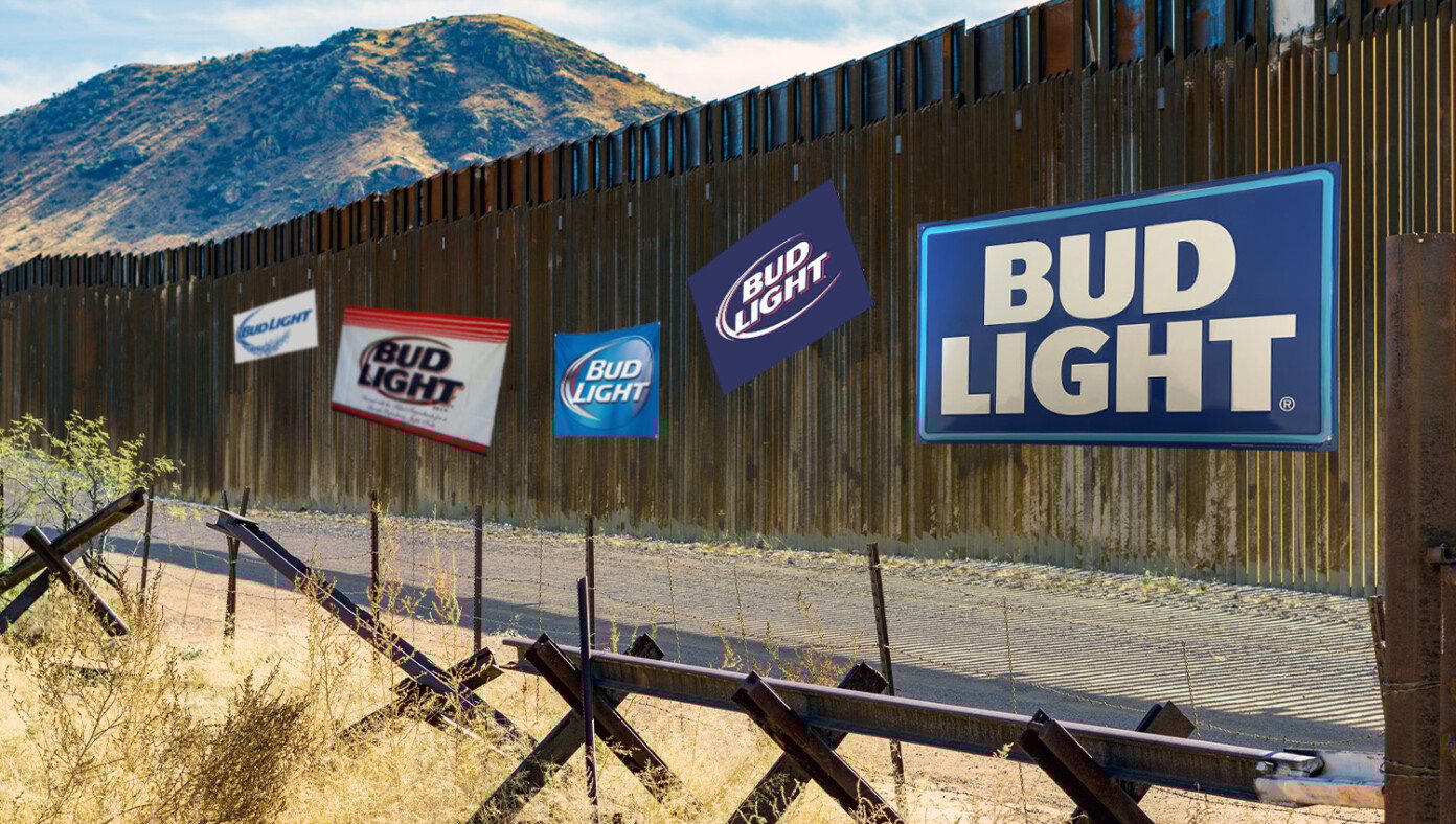 Border Wall Covered With Bud Light Signs To Deter Migrants | Babylon Bee