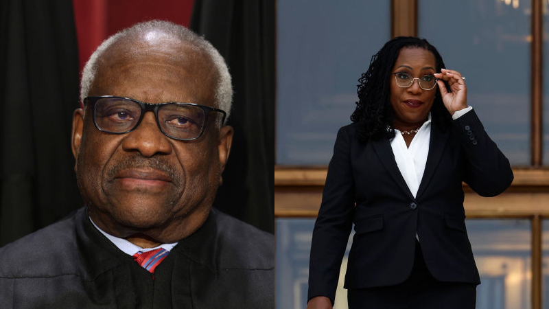 SCOTUS Justice Clarence Thomas Takes Justice Ketanji Jackson to Woodshed in Affirmative Action Opinion