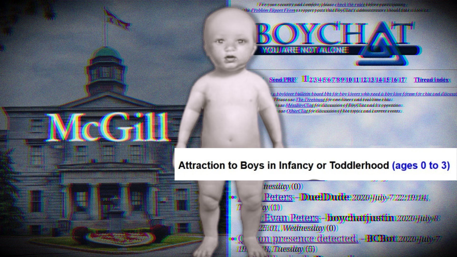 McGill University Researcher Solicits Online Pedophile Communities for 