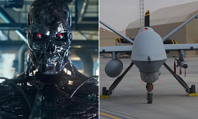 AI-controlled US military drone 'KILLS' its human operator in simulated test | Daily Mail Online