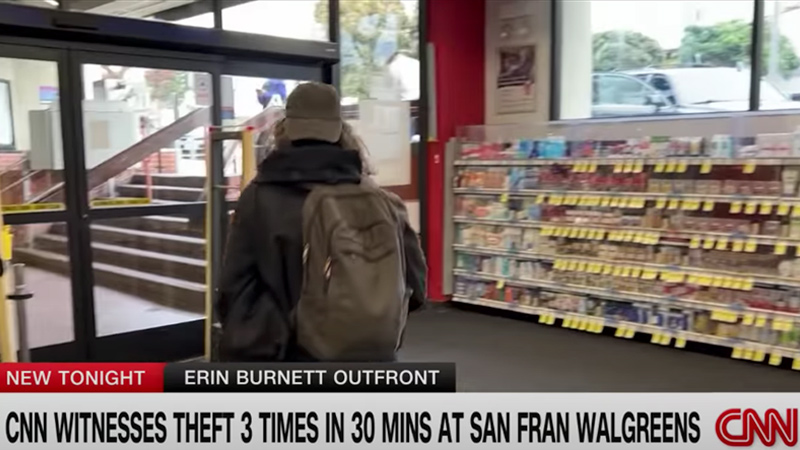 CNN Witnesses 3 Thefts in 30 Minutes While Reporting on Shoplifting in San Francisco