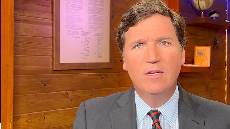 Watch Tucker Carlson’s First Interview Since Leaving Fox