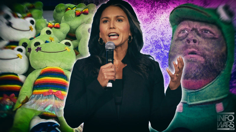 Tulsi Gabbard Channels Alex Jones: Atrazine ‘Wreaks Havoc With Sex Lives of Adult Male Frogs’