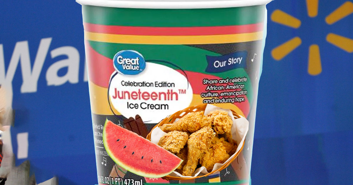 Walmart pulls Fried Chicken & Watermelon 'Juneteenth' ice cream after backlash • Genesius Times